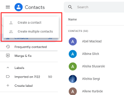 google contacts made easy step by step