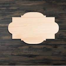 Plaque Wooden Cutout Wood Plaque