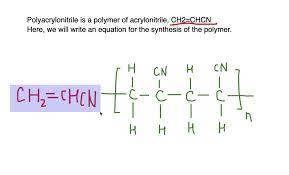 Solved Polyacrylonitrile Is A Polymer