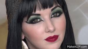 cleopatra makeup tutorial on make a gif