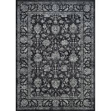 mashhad black rug