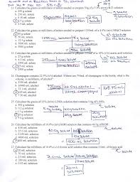For example, if there are 50 moles of naoh in 500 liters of solution, it is a 0.1 molar naoh solution. Http Ion Chem Usu Edu Scheiner Lundellchemistry Practiceproblems Ch09 Practiceproblems Key Pdf