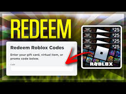 to redeem roblox codes and gift cards