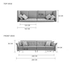janell ii 4 seater sofa light grey