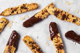 Almond flour biscotti with figs {italian cantucci}. Dipped Chocolate Almond Biscotti Cooking With Carbs