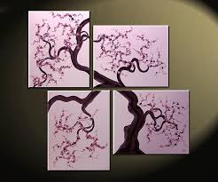 Original Painting Cherry Blossoms Wall