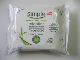 simple micellar makeup remover wipes review