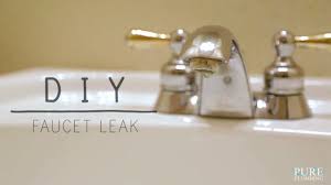 fix a leaky faucet double handle diy