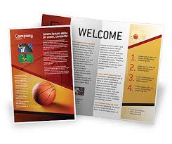 Before Basketball Game Brochure Template Design And Layout