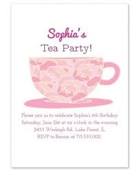 rose tea party invitation fine stationery
