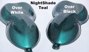 Teal Candy Paint Pearl Night Shade