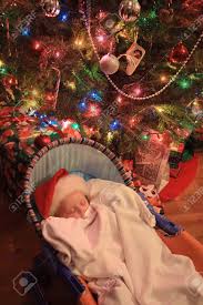 Image result for christmas tree with baby