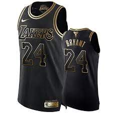 A new special edition jersey will hit stores today, which has been declared as 'kobe bryant day' in orange county and los angeles. Mamba Bless U 24 Lakers Black Gold Jersey