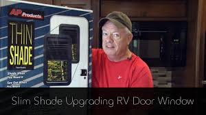 slim shade upgrading rv door window