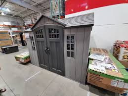 Click to add item arrow hamlet 10 x 8 steel outdoor storage shed to the compare list. Costco Lifetime 10 Ft X 8 Ft Shed In Store 999 99 Redflagdeals Com Forums