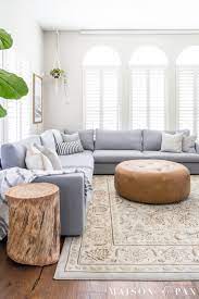 living room with a sectional