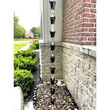 Black Bucket Farmhouse Rain Chain