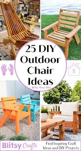 25 free diy outdoor chair plans for