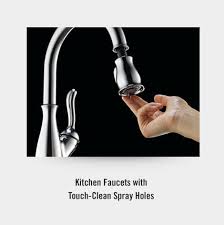 touch clean spray holes delta faucet