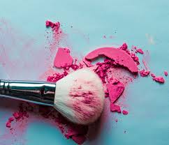 makeup brushes with shoo and olive oil