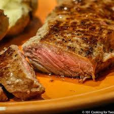 pan seared oven roasted strip steak