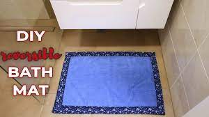diy bath mat out of old towels towel