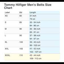 tommy hilfiger belt size guide