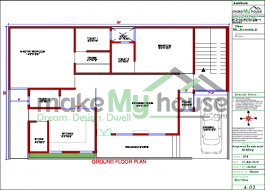 Buy 30x50 House Plan 30 By 50 Front