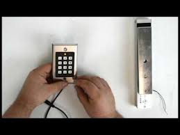 Iei 2054100 keypad wiring diagram. How To Control A Magnetic Lock From A Keypad Youtube