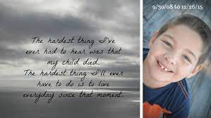 losing a child how our 7 year old son