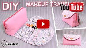 diy makeup travel bag