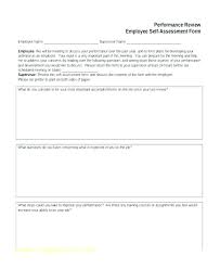 Employee Self Assessment Examples Essay Evaluation Template For