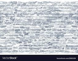White Brick Wall Vector Image