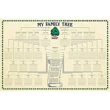 Amazon Com Family Tree Chart Genealogy Office Products