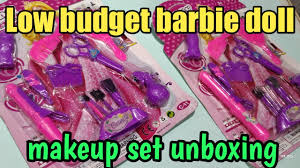 low budget barbie doll makeup set