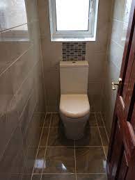 separate toilet bathroom small