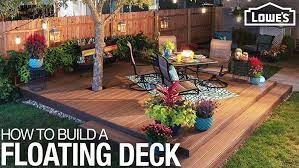 Planning A Floating Deck