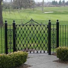 Metal Wrought Iron Garden Gate