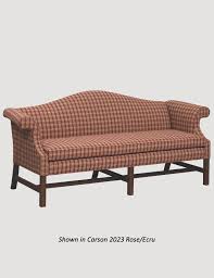 formal camelback sofa 83 american