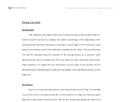 Free Reflective Essay Examples Nursing Template Licious YouTube