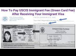 immigrant visa uscis immigrant fee