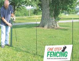 one step fencing a temporary fence