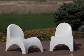 Angel Trumpet Resin Patio Chairs Set
