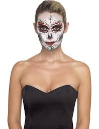 halloween make up voor skelet