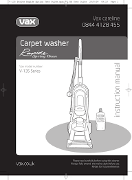 vax rapide spring clean carpet cleaner