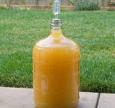 homemade fermenter for honey wine