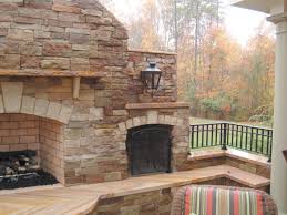 cottage country with stone veneer