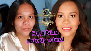 fresh bridal make up tutorial makeup