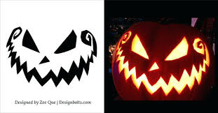 Free Pumpkin Carving Stencils Templates Animals Template C Reference