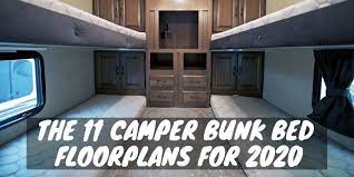11 camper bunk bed floorplans for 2020